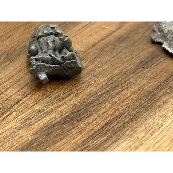 Vintage 1982 Wizards & Lizards Fantascene Knight Slaying Dragon Lead Figures Set - Picture 16 of 16